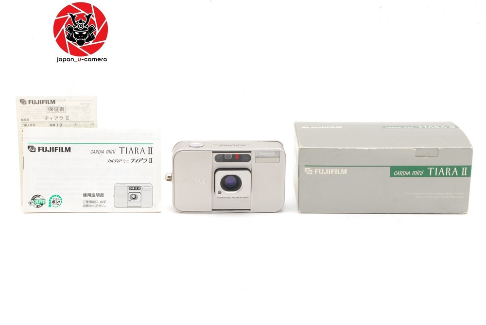 DDP US [MINT] Fujifilm Fuji Cardia Mini TIARA II Point & Shoot Film Camera JAPAN