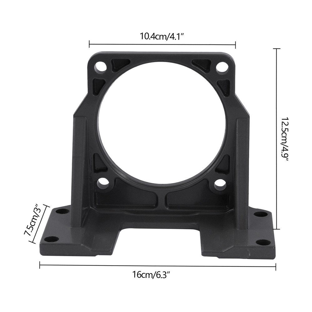 Alu Alloy Motor Mounting Bracket AC Gear Motor Mini Motor Support 4-Hole Base