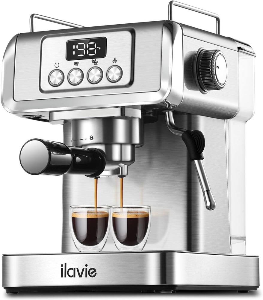 ilavie EM3209 Professional Espresso Cappuccino Machine w/20 Bar Pressure Pump