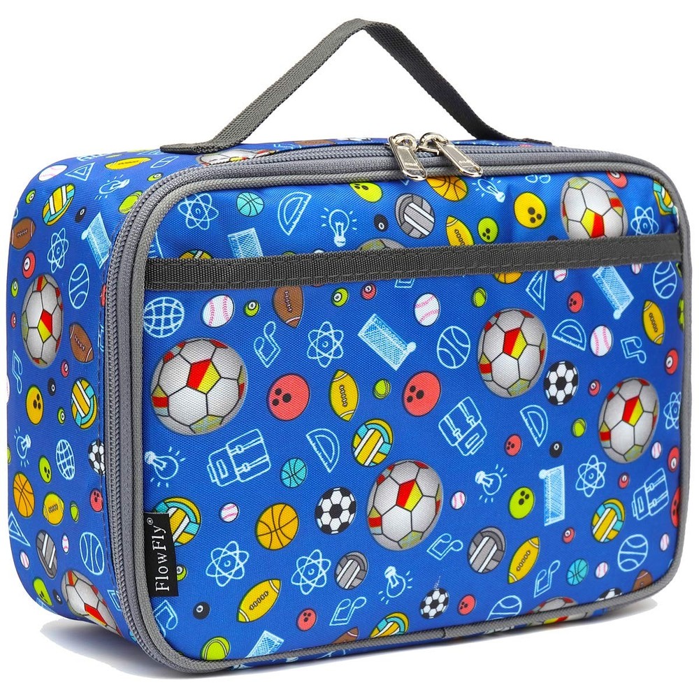 FlowFly Insulated Kids Lunch Box Soft Mini Cooler Bag for School Thermal-image