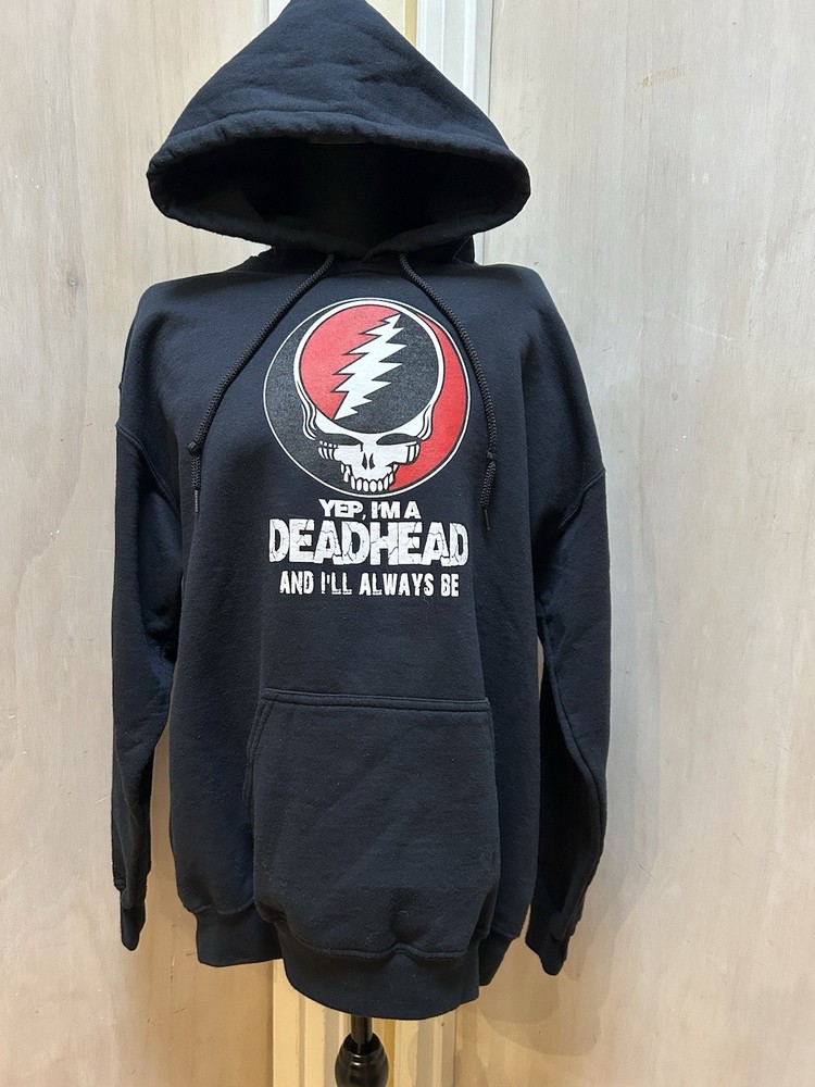 Grateful Dead Black Large Hoodie Sweatshirt