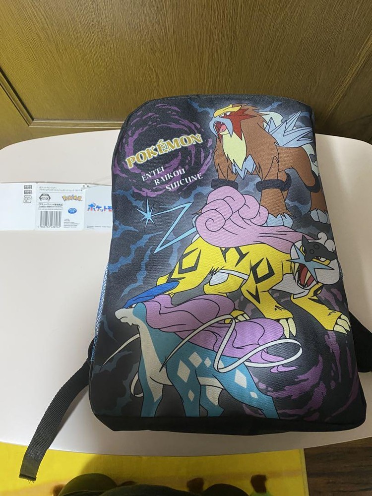 Pokemon Backpack Entei Raikou Suicune