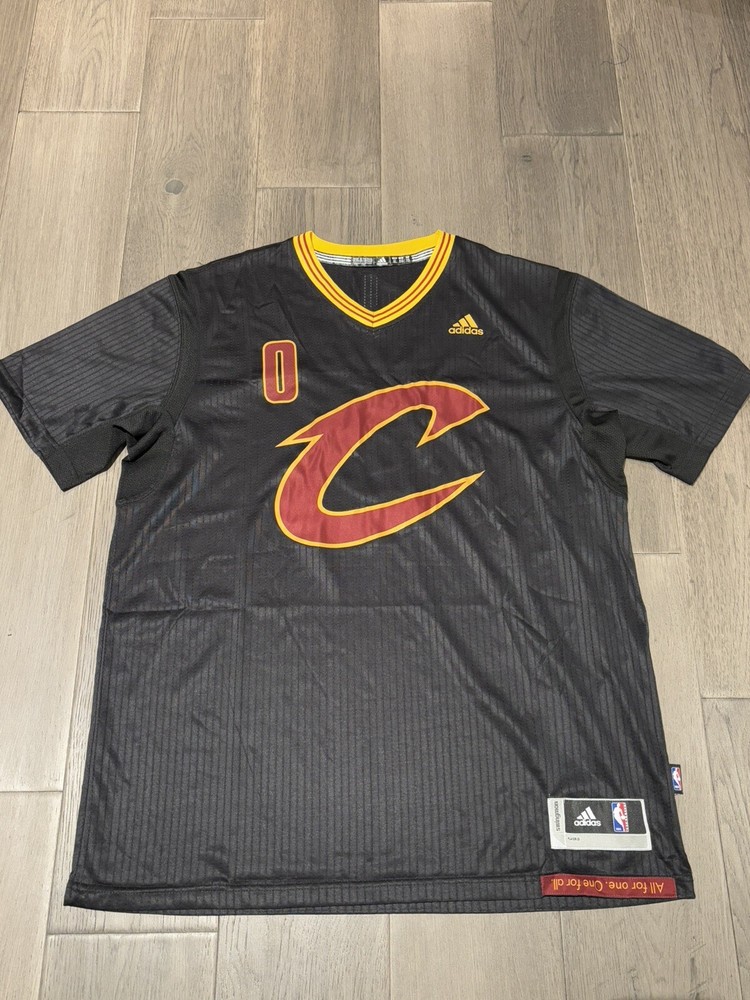 Kevin Love Cleveland Cavs Black Sleeve Championship Jersey Extra Large