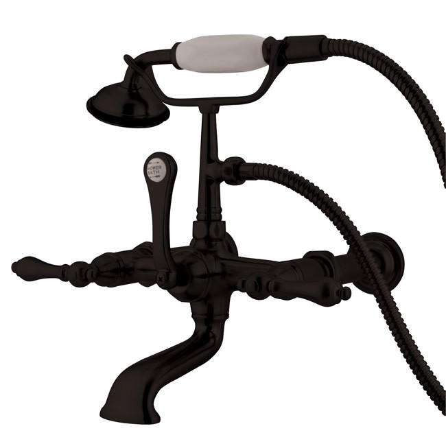 Kingston Brass CC541T Vintage Wall Mounted Tub Filler - Bronze