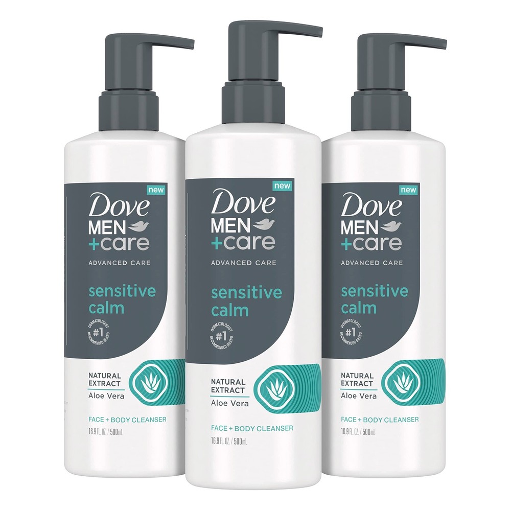 Dove Men+Care Advanced Acne Clear Face Wash for All Skin Types 16.9 oz