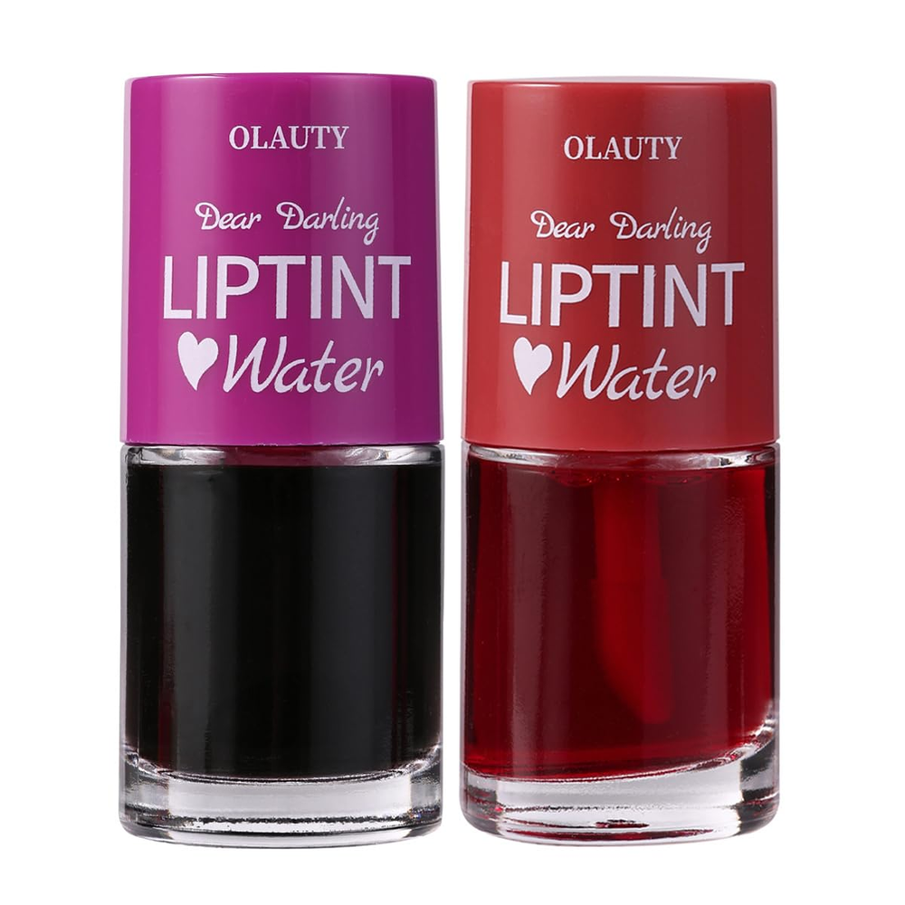 Korean Water Lip Tint Stain - Red Grapefruit Grape Moisturizing