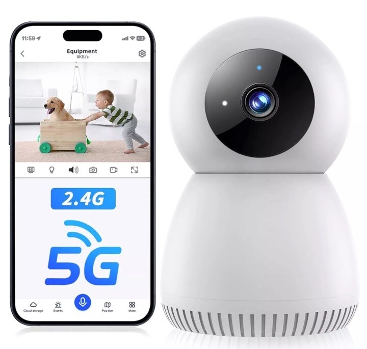Noahtec 5G WiFi IP Camera Home Security Baby Monitor CCTV Cam 2Way Talk Wifi Cam