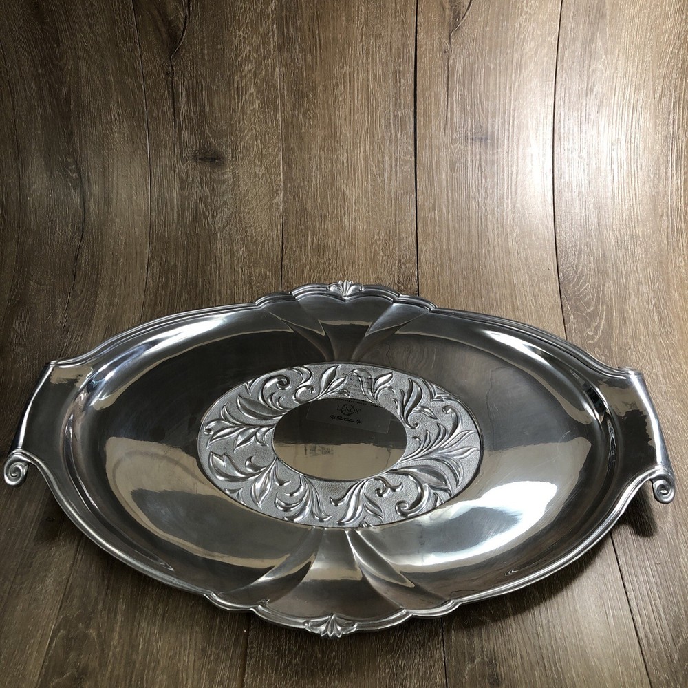 New Lenox Large Metal Serveware Butler's Pantry Oversized Tray