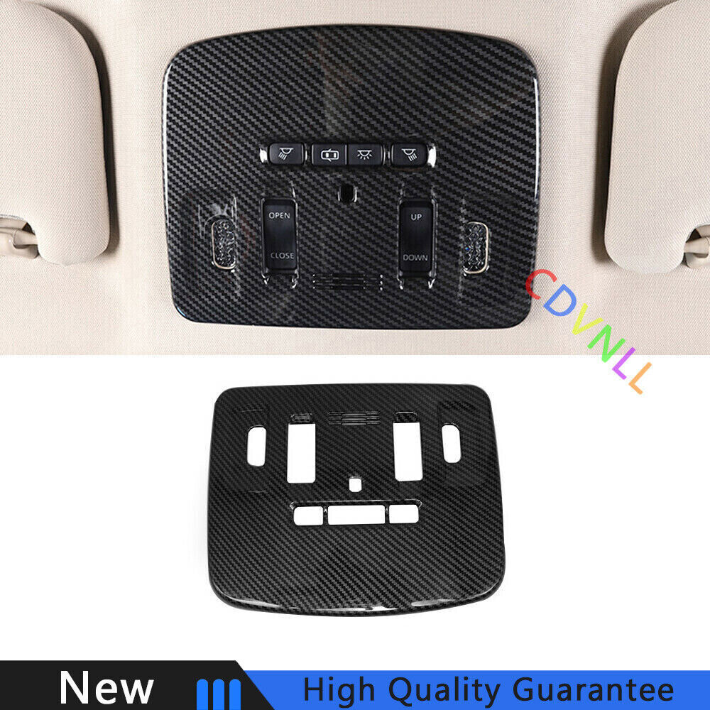For Toyota Camry 2018-2022 Carbon Fiber Car Front Reading Light Lamp Frame Trim