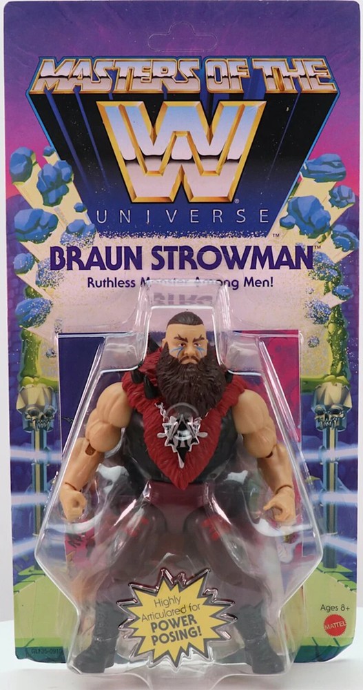 Braun Strowman WWE Masters of the Universe 2020 Hasbro Action Figure Mattel New  