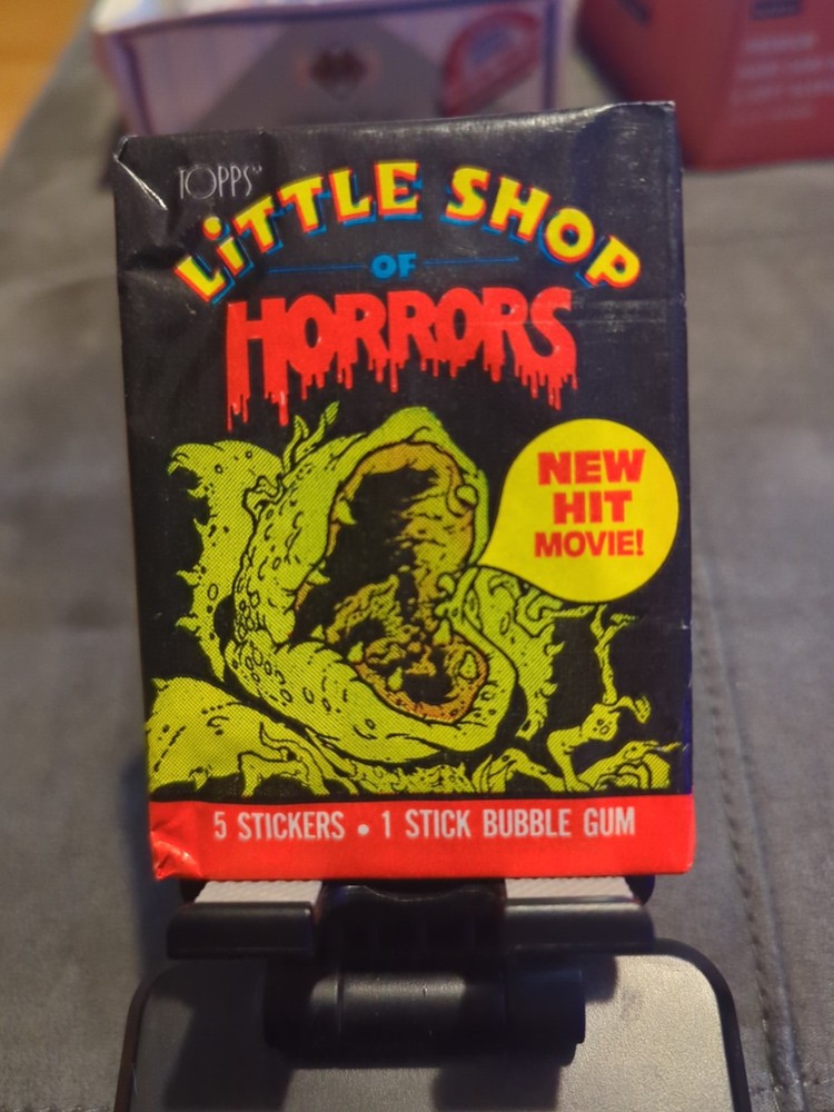 1986 Topps Little Shop of Horrors Unopened Vintage Stickers Wax Pack Sealed  