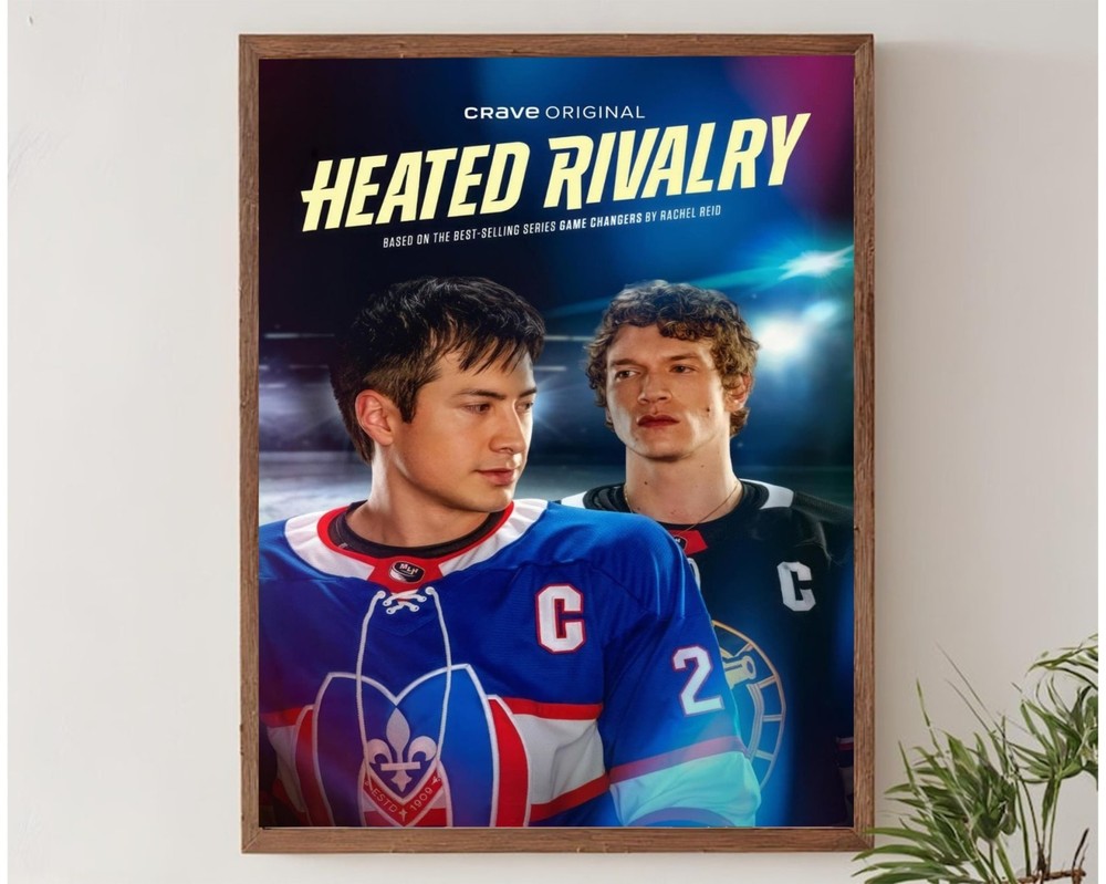 Heated Rivalry Crave Original Hockey Romance Series Artwork Poster