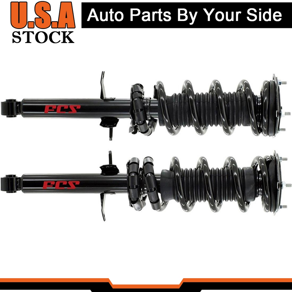 Front Struts & Sway Bar For 2008-2013 Infiniti G37 3.7L Coupe 2WD Lifetime Warr.