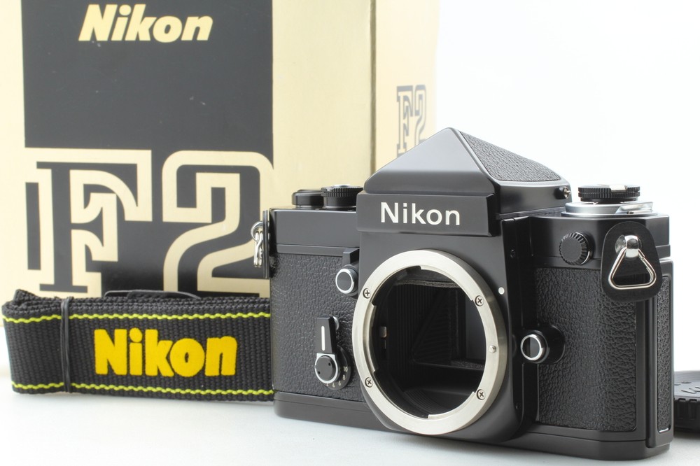 MINT IN BOX S/N 753XXXX Nikon F2 Eye level Black 35mm SLR Film Camera From JAPAN