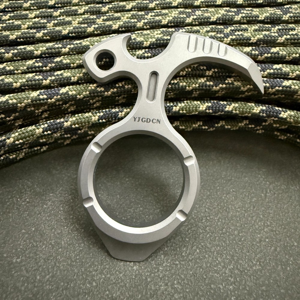 RIHE Design TC4 TITANIUM PRY Bar TOOL sickle EDC bottle opener