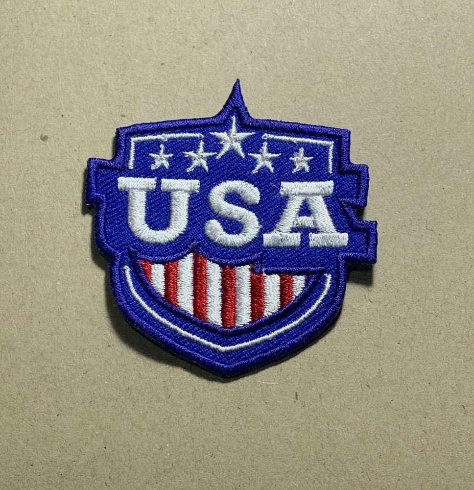USA Iron-On Embroidered Patch for Clothing & Accessories