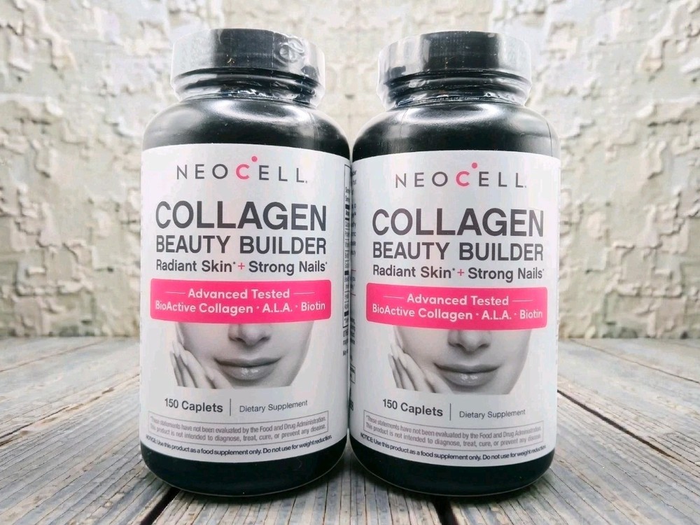 NeoCell Collagen Beauty Builder Caplets 2-Pack 150 Ct Each 💖 NEW