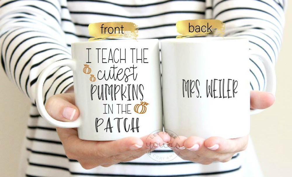 Fall Mug Fall Teacher Gift Cute Mug Fall Coffee Mug Daycare Teacher Fall Decor
