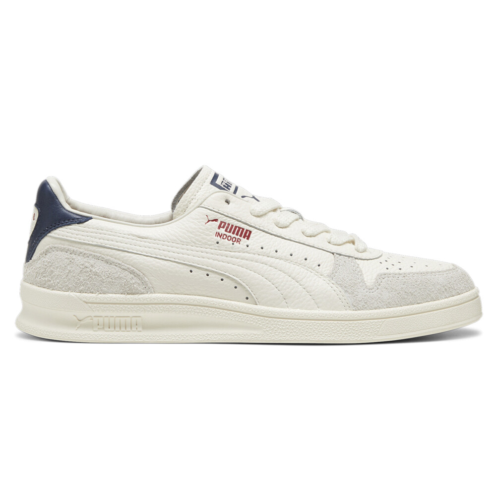 Puma Men’s Off White Lace-Up Indoor Casual Sneakers 39725401