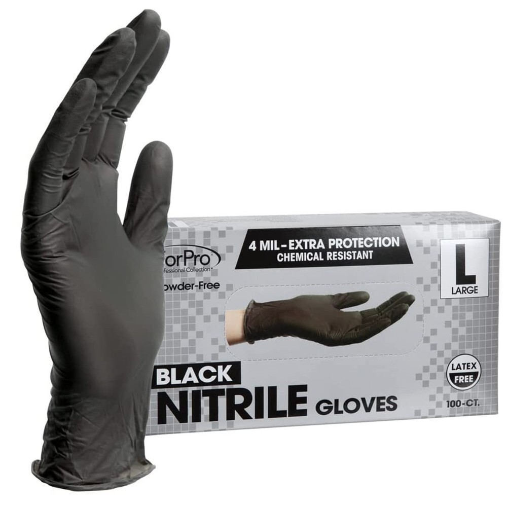 Chemical-Resistant Powder-Free Nitrile Gloves Latex-Free Disposable