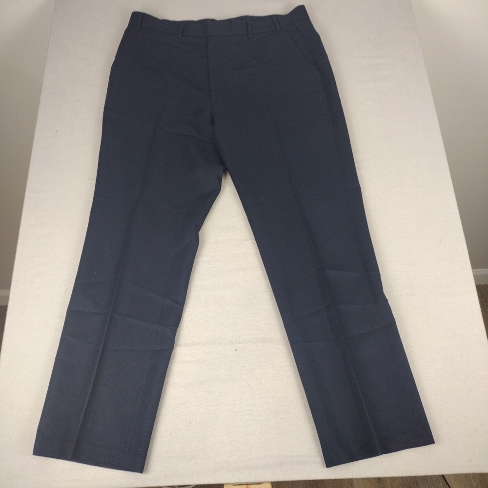 Vintage Levi's Action Slacks Pants Mens 36x31 Navy Trousers High Rise