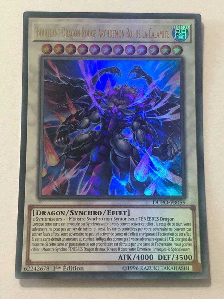 Yu-Gi-Oh - Boiling Red Dragon Archdemon King of Calamity - DUPO-FR059