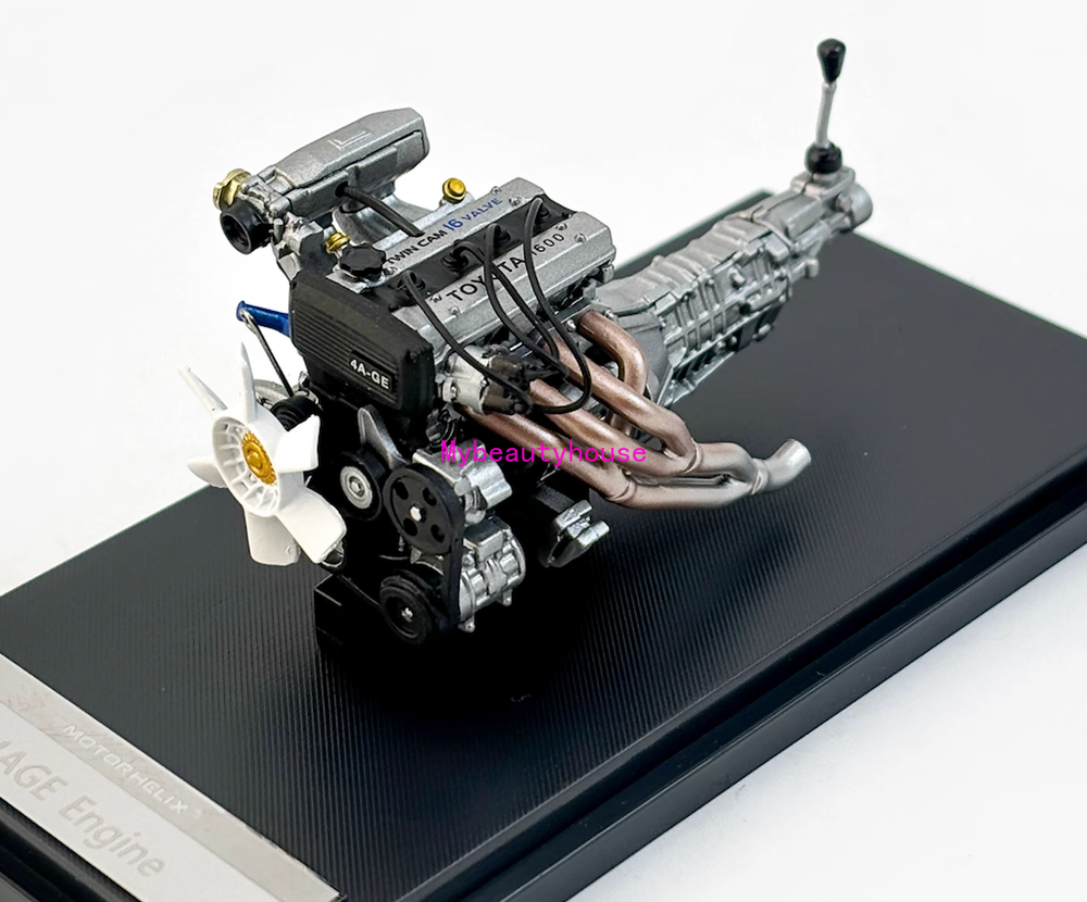 MH 1:18 JDM 4A-GE AE86 Engine Model Diecast Metal Car