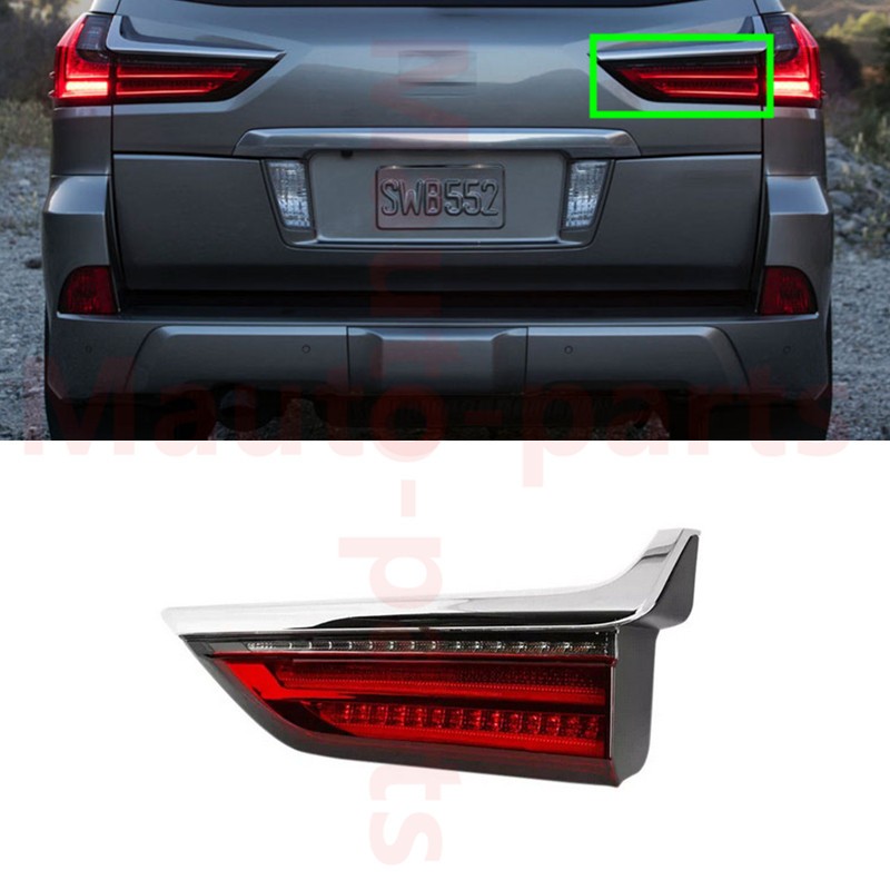 Right Inner LED Rear Bumper Tail Brake Light Assembly For Lexus LX570 2016-2021