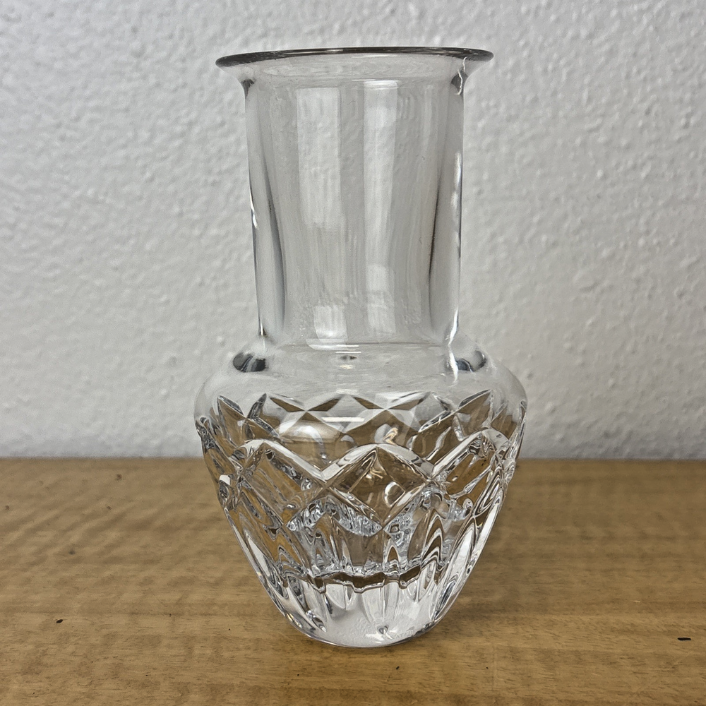 WATERFORD CRYSTAL LOLA Clear Bud Vase 5 5/8