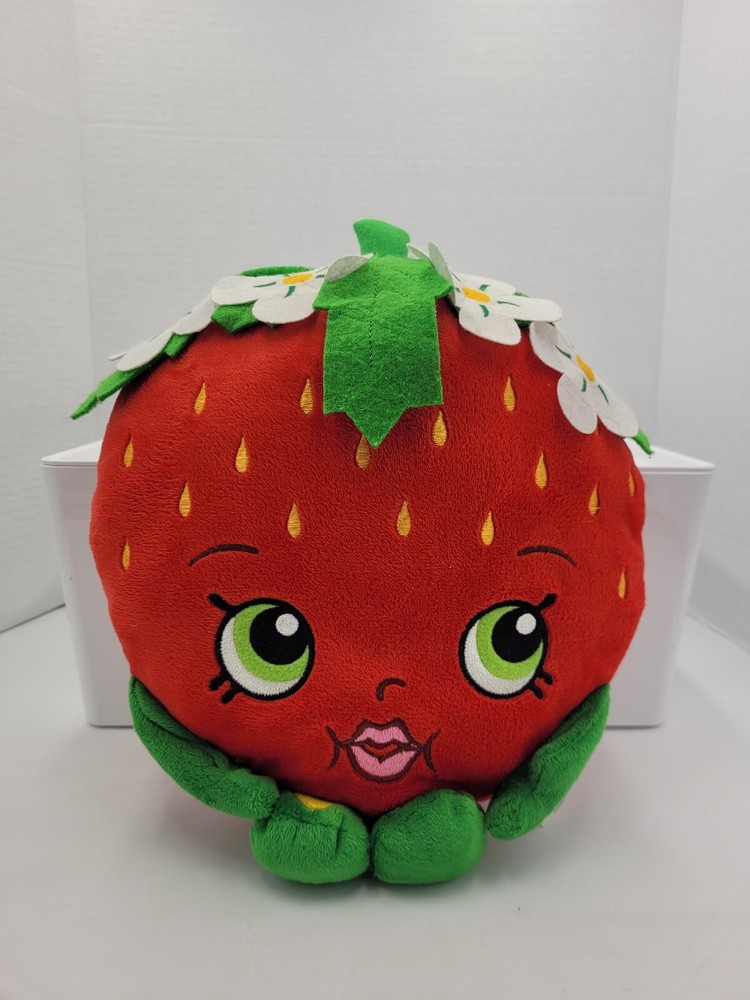 Shopkins Strawberry Kiss Stuffed Plush Toy 2013 Moose 10