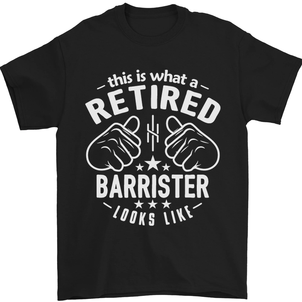This Is What a Retired Barrister Looks Like Mens T-Shirt 100% Cotton