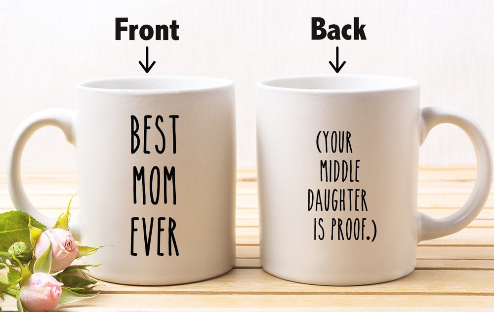 Funny Personalized Mothers Day Mug Best Mom Ever Mothers Day Mug Personalized