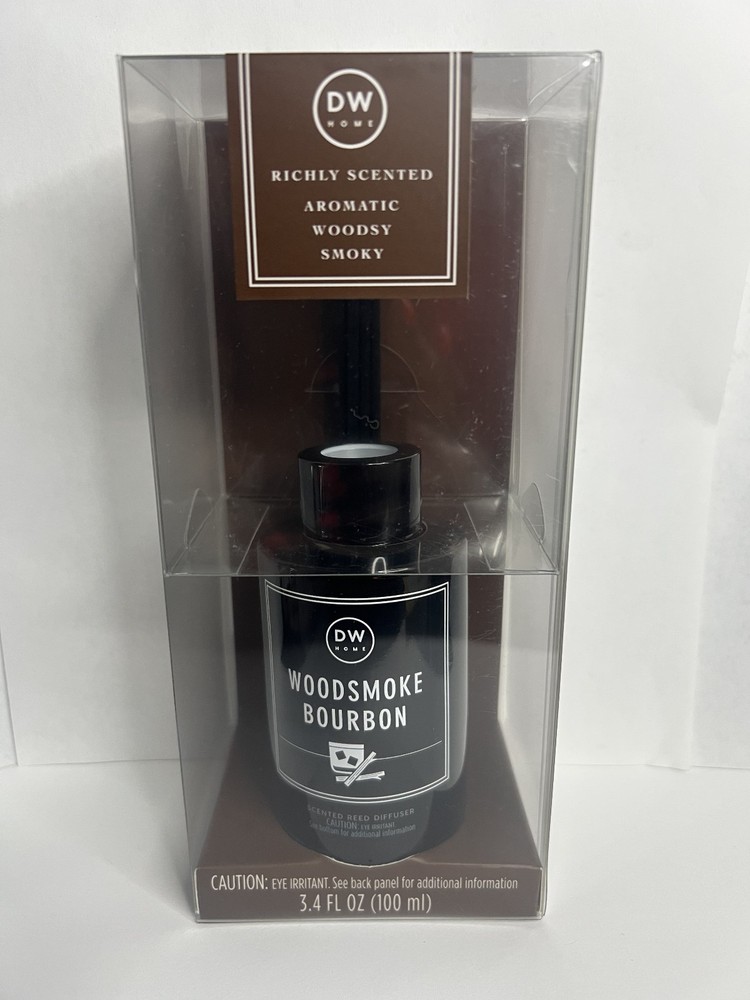 DW Home Reed Diffuser Woodsmoke Bourbon 3.4 oz