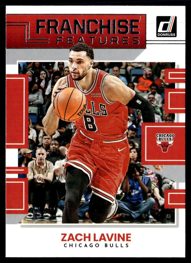 2022-23 Donruss Zach LaVine #6 Franchise Features Chicago Bulls