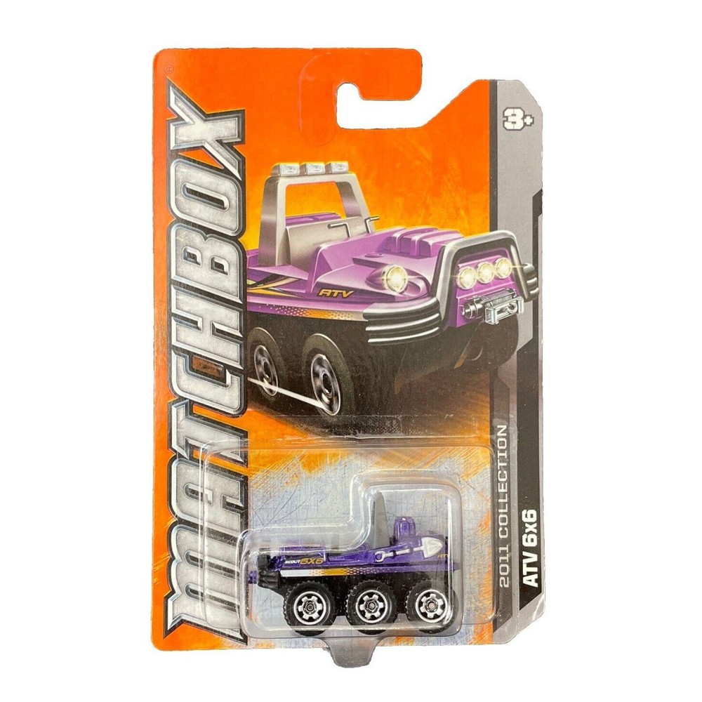 Matchbox 2011 Collection Purple ATV 6x6 Die Cast