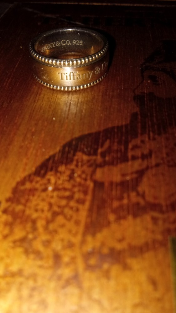 Tiffany & Company Sterling Silver 925 Tiffany & Co Band Ring Size Unknwn