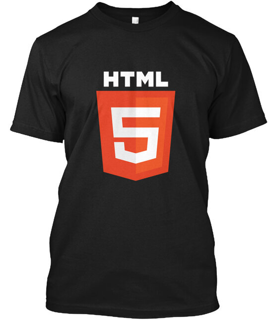 Silicon Valley HTML 5 T-Shirt Made in the USA Size S to 5XL
