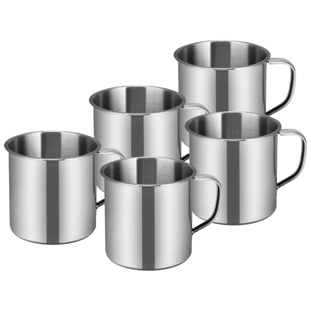 5pcs Lightweight Camping Mug Camping Coffee Mug Titanium Camping Cup Outdoor Mug