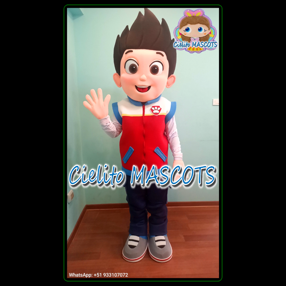 RYDER of Paw patroll Mascot toy story Costume cosplay halloween Cielito MASCOTS