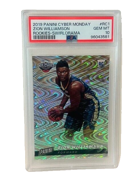Zion Williamson Rookie RC PSA 10 GEM sp Swirlorama 2019 Cyber Monday POP 5 RARE-image