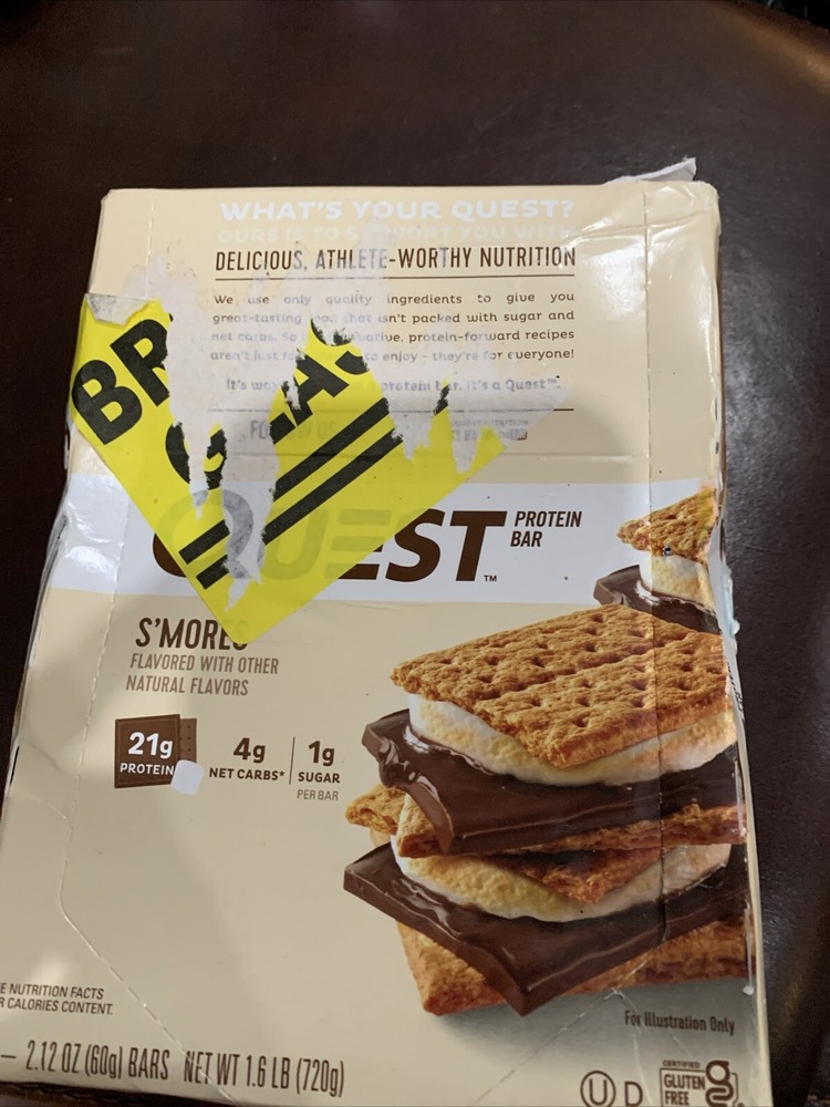 Quest Bars S'mores 2.12 Oz. 12/Box QUN00123