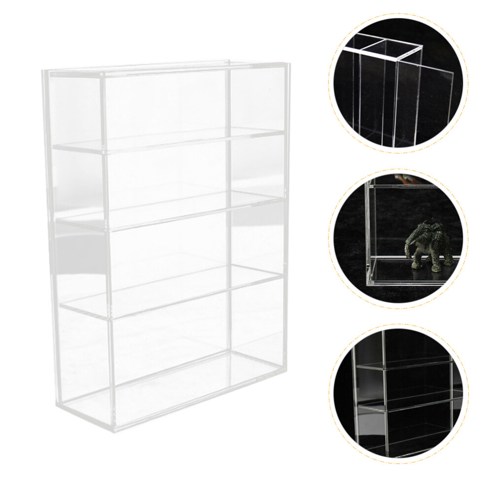 Stand Doll Transparent Display Box Trustworthy Sturdy Toy Organizer