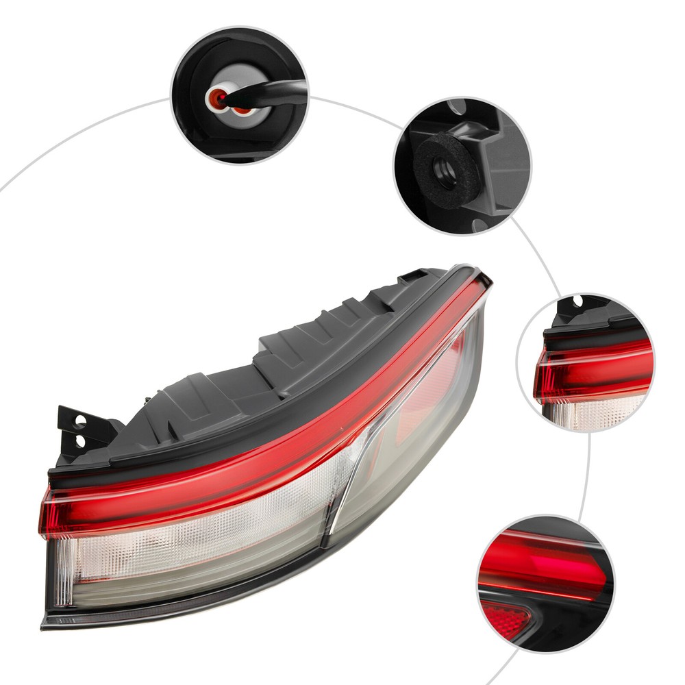 Right Rear Tail Light For 2022-2024 Jeep Grand Cherokee LED Tail Light