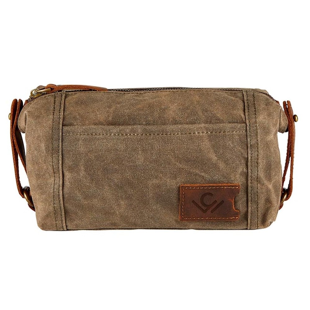 Dopp Kit Bag - Waxed Canvas Travel Carrier