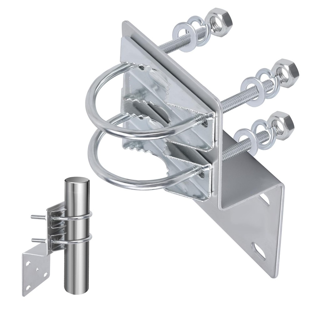 Pole Mounting Bracket Antenna Mount Heavy Duty Antenna Pole Mount Kit Outdoor