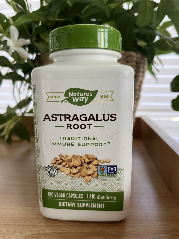 Nature's Way Astragalus Root Traditional Immune Support 100 Capsules EXP: 10/28