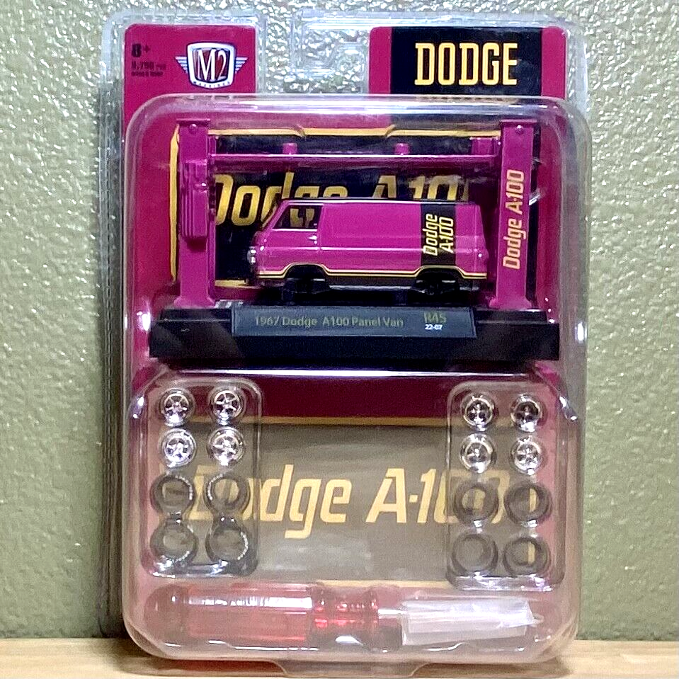 M2 Machines 1967 Dodge A-100 Panel Van R45 22-07 Model Kit Die-cast 1:64 NIP