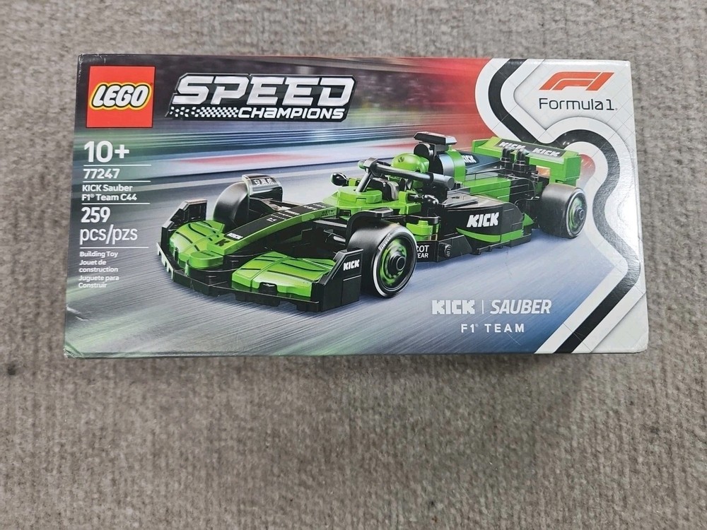 LEGO SPEED CHAMPIONS: Kick Sauber F1 Team C44 Race Car (77247)