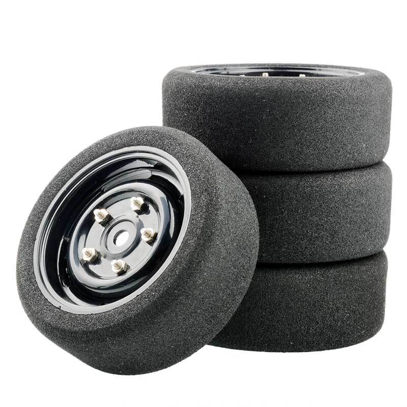 1/10 Onroad RC Car 40R Foam Tire Wheel Set for Tamiya TT02 HSP HPI D4 D5