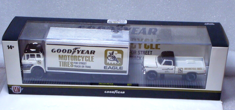 M2 Machines 1966 Ford C-950 Truck & 1972 Ford F-250 4X4 1:64 Diecast